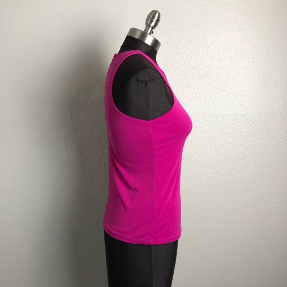 Ann Taylor Petite Pink Purple Dress Tank XS